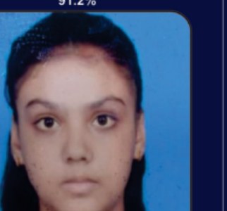 Shruti Rai — Class 12th topper, scored 91.2%